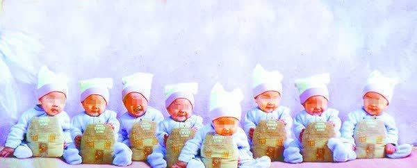 10年前广州富豪诞下“8胞胎”，一时轰动全国，